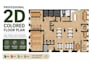 create professional 2d colored floor plans